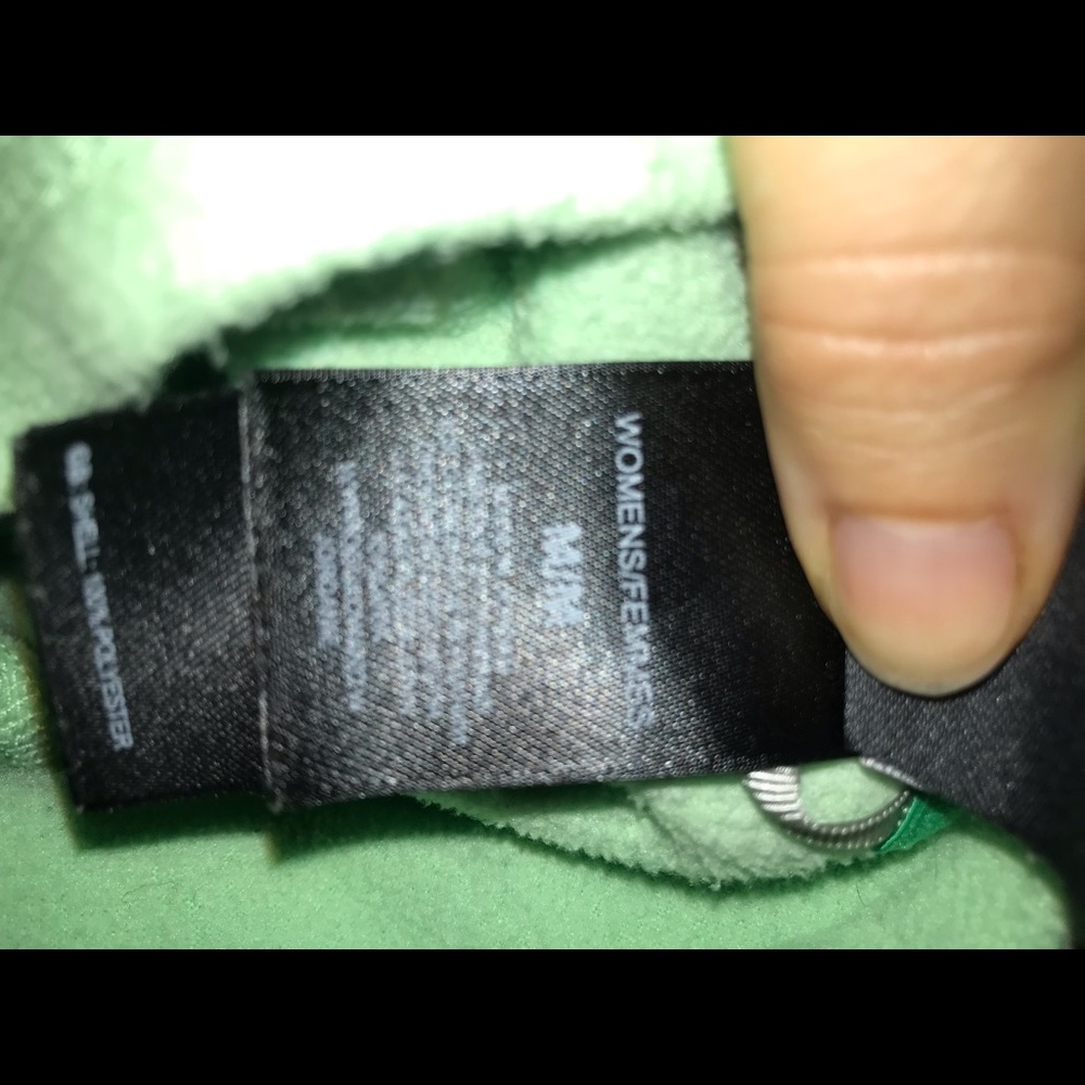 North Face pullover zip sweater in mint green - Picture 5 of 5